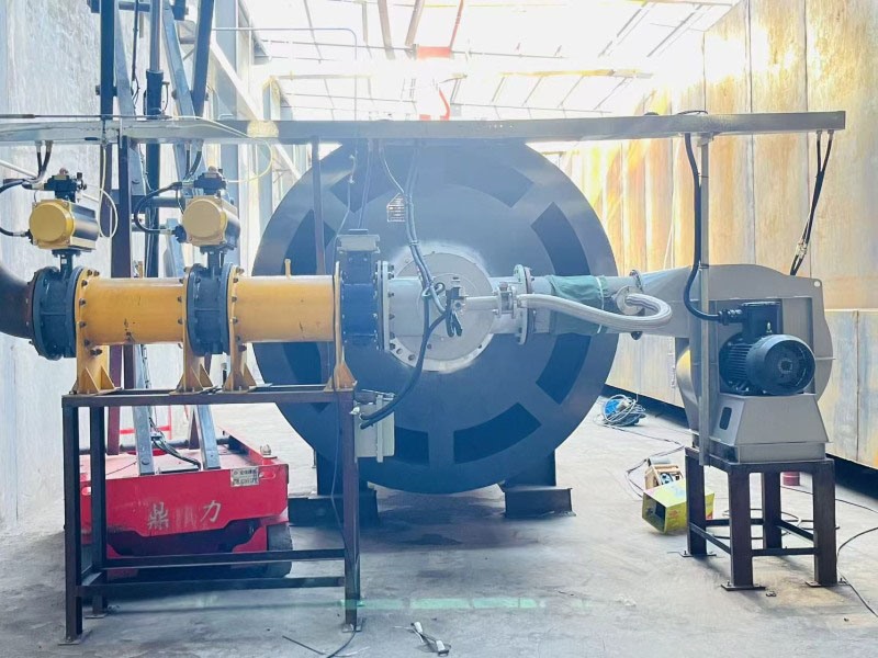 四川礦山集團(tuán)燃?xì)鉄犸L(fēng)爐安裝現(xiàn)場(chǎng)