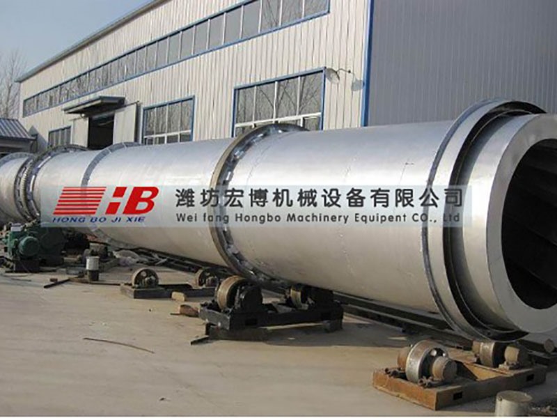 高密木屑轉(zhuǎn)筒烘干機發(fā)貨中