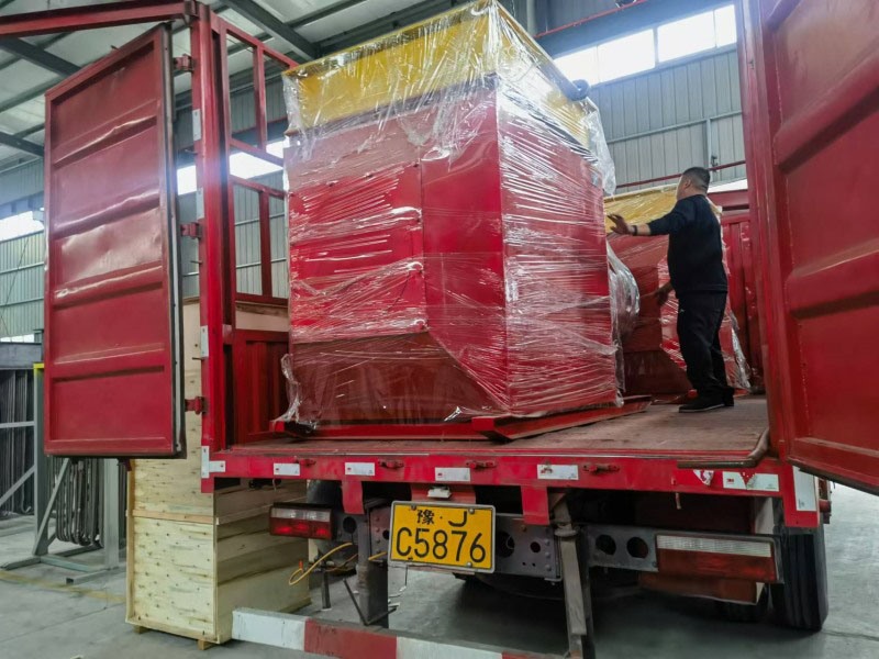 遼寧阜新煤礦井筒供暖設備待發(fā)貨中